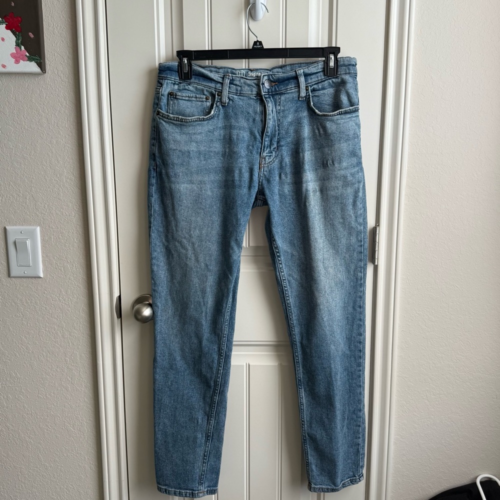 Original use slim taper jeans